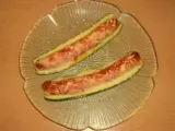 Recette Courgettes gratinées aux saucisses