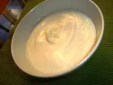Recette ¤¤¤ soupe blanche : chou-fleur, muscade et pointe de crème
