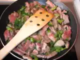 Recette Boeuf sauce aigre douce et sa tartelette aux champignons