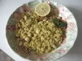 Recette Couscous au curry- pois chiche et tomates séchées