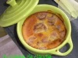 Recette Clafouti banane pralinoise en cocotte