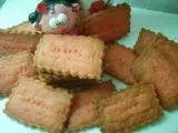Recette Biscuits roses à la fraise et au coquelicot