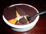 Recette Crème brûlée craquante, caramel salé et chocolat