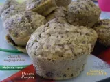 Recette Muffins aux flocons d'avoine, noix de coco et chocolat au gingembre