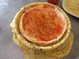 Recette Gâteaux de crêpes a la confiture de fraises avec ou sans gluten