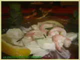 Recette Salade de concombre et crevettes