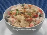 Recette Salade de boucles et goberge