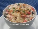 Recette Salade de boucles et goberge