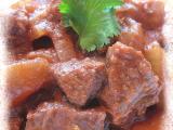 Recette Goulash au boeuf, sauce barbecue(en mijoteuse)