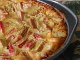 Recette Rhubarbe et sirop d'érable, un clafoutis bien de chez nous, sans gluten