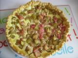 Recette Tarte à la rhubarbe à la pâte feuilletée