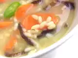 Recette Bouillon riz et carotte à la citronnelle