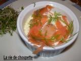 Recette Oeuf cocotte aneth et saumon fume