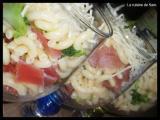 Recette Jambon-coquillettes en verrines