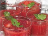 Recette Soupe de fraises vanilée
