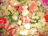 Recette Taboulé de quinoa au pamplemousse et feta