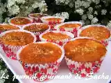 Recette Muffins aux cranberries séchées et amande amère