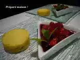 Recette Soupe de fraises et groseilles, sablé breton