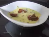 Recette Mini crèmes brûlées au parmesan, tomates séchées et basilic