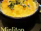 Recette Petit gratin crémeux aux pommes de terre et trompettes de la mort en mini-cocottes