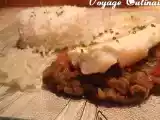 Recette dos de cabillaud à la purée d'aubergines