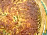Recette Tarte aux courgettes, chèvre et moutarde à l'ancienne