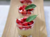 Recette Verrines façon tarte aux fraises