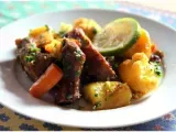 Recette Travers de porc aux légumes à la portugaise