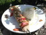 Recette Brochettes de porc au miel et aux 4 épices