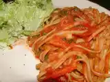 Recette Linguine aux petits légumes