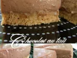 Recette Simili cheesecake au fromage blanc et chocolat au lait, sans cuisson