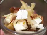 Recette Verrines pomme - chèvre - curry