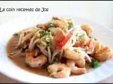 Recette Chop suey aux crevettes