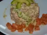 Recette Tartare crevettes-saumon à la mangue et à l'avocat
