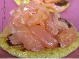 Recette Mini crêpe dukan habillée de saumon fumé