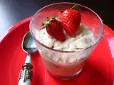 Recette Panacotta vanillée sur lit de fraises au balsamique