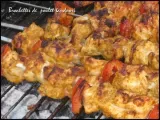 Recette Brochettes de poulet tandoori