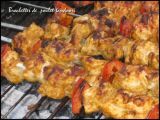 Recette Brochettes de poulet tandoori