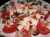 Recette Salade au saumon et surimi