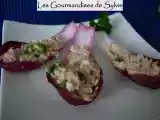 Recette Barquettes d'endives carmines au thon