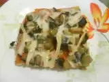 Recette Pizza au légumes et surimi