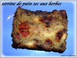 Recette Terrine vegetarienne au pain sec et aux herbes