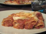 Recette Cannelloni au thon, tomate et parmesan