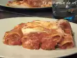 Recette Cannelloni au thon, tomate et parmesan