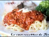 Recette Sauce à spaghetti à la viande