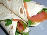 Recette Wrap de saumon à la roquette