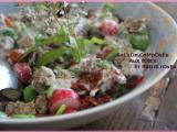 Recette Salade composée aux fèves et radis roses