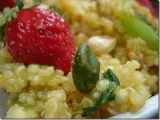Recette Taboulé de quinoa vitaminé version sucrée aux fruits frais