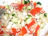 Recette Salade au riz complet