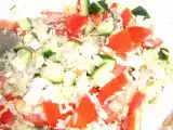 Recette Salade au riz complet